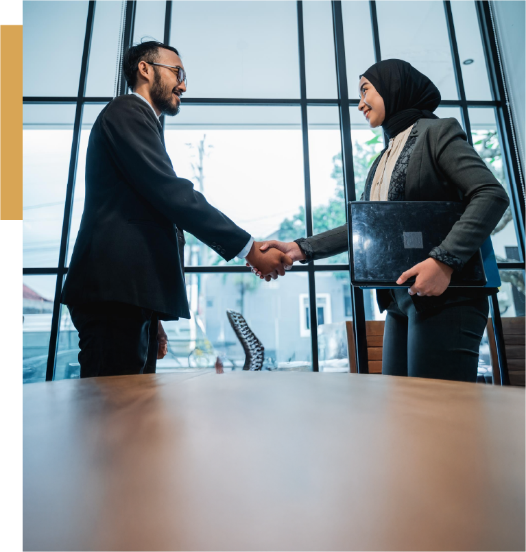 Rencontre entre candidats et entreprise accompagnée par le cabinet de recrutement Evotrust