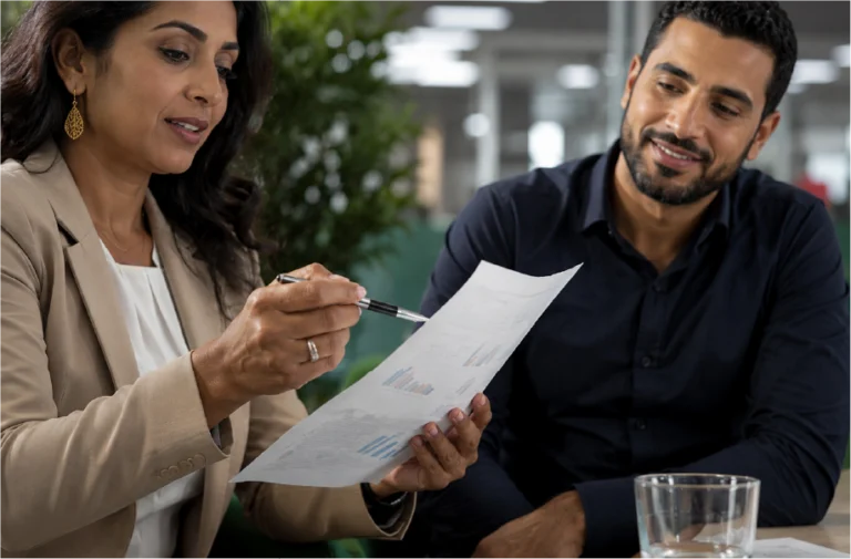 Recruteurs analysant un brief de poste pour attirer les meilleurs talents